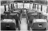 Interiör från turistbuss Scania-Vabis 2B21 SKV 1951. Statens Järnvägar, SJ buss 1881.