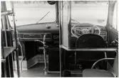 Förarplats i en buss, Mercedes O 321 H.