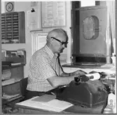 Personal vid Statens Järnvägars busstrafik.