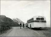 Statens Järnvägar, SJ buss 1877 på Nordkalotten.