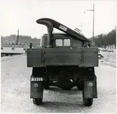 Lastbil med registreringsnummer A1316.