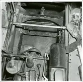 Motorutrymmet på den så kallade 