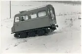 Statens Järnvägar, SJ bandvagn 9007, specialbyggd åt Statens Järnvägar på 1950-talet.