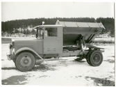 Scania-Vabis lastbil från 1928 med trevägs hydraultipp.