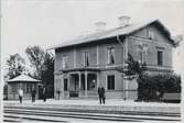 Valbo station i slutet av 1890-talet.