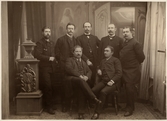 Gruppfoto av Järnvägstjänstemän.