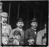 Gruppfoto av tjänstemän i Kungliga Järnvägsstyrelsen.