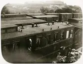 Oscar II vid avresa från Laholms station.