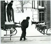 Rangeringsarbete på Eskilstuna central.