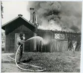 Brandövning i Oxelösund.