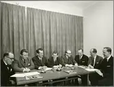 Arbete vid tidningen Konduktörsposten.