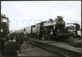 Trafikaktiebolaget Grängesberg – Oxelösunds Järnvägar, TGOJ M3b 61 på Oxelösunds station 1969.