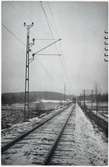 Elektrifierad järnväg. Linje Katrineholm - Åby.