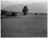 Vy över landskapet på linjen mellan Garmisch och München.