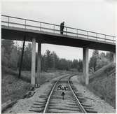 Vägbro på linjen mellan Hudiksvall och Sundsvall C.