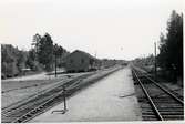 Vallvik station riktning mot Gävle.