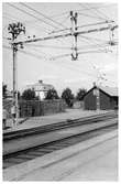 Del av bangården vid Gripenberg station.