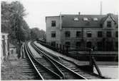 Vägport och bro över Viskan, på sträckan mellan Borås Övre och Borås Centralstation.