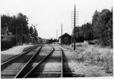 Mollaryd stationsområde, i riktning mot Herrljunga.