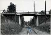 Vägbro över järnväg vid Fur, på sträckan mellan Holmsjö och Saleboda.