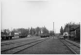 Bangården vid Räppe station.