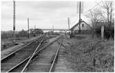 Bangården vid Bjuv station.