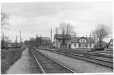 Bangården vid Gunnarstorp station.
