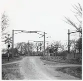 Plankorsning vid Sjöholmen, på linjen mellan Höör och Stehag.