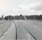 Järnvägsövergång vid Klaffbron sedd från Ljunghusen. På linjen mellan Höllviksnäs - Ljunghusen.
