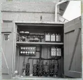 Proppskåp till signalerna på Strålsnäs station.