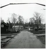 Järnvägsövergång vid Boxholm station.