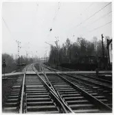 Järnvägsövergång i Flisby.