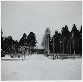 Järnvägsövergång i Vallnäs.