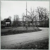 Järnvägsövergång vid Böketofta på linjen mellan Billesholm och Kågeröd.