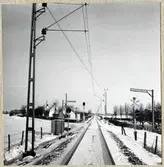 Järnvägsövergång vid Horsarydsvägen på linjen mellan Helsingborg och Kattarp.