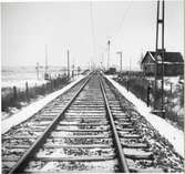 Järnvägsövergång vid Hedendalsvägen i Åstorp, på sträckan mellan Kvidinge och Åstorp.