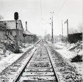 Järnvägsövergång vid Påarp, på sträckan mellan Ramlösa Brunn och Mörarp.