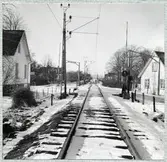 Järnvägsövergång i Mjöhult.