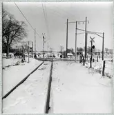 Järnvägsövergång vid väsbygatan i Höganäs.