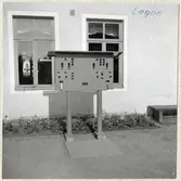 Signalskåp vid Lagan station.