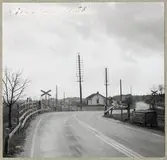 Järnvägsövergång vid Piskebo, på sträckan mellan Ljungby och Kånna.