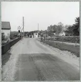 Järnvägsövergång vid Berg, på sträckan mellan Markaryd och Yxenhult.