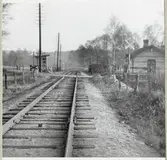 Järnvägsövergång vid Björkhagen, på sträckan mellan Skånes Värsjö och Åsljunga.