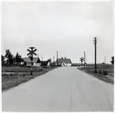 Järnvägsövergång i Nevishög.