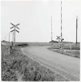 Järnvägsövergång i Holmeja.