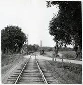 Järnvägsövergång i Bökeberg.