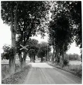 Järnvägsövergång i Bökeberg.