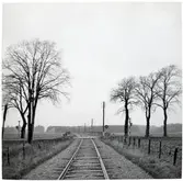 Järnvägsövergång vid Skabersjö gård.