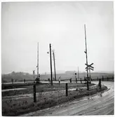 Järnvägsövergång vid Näsbyholm.