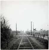 Järnvägsövergång vid Johannesgatan i Skurup.